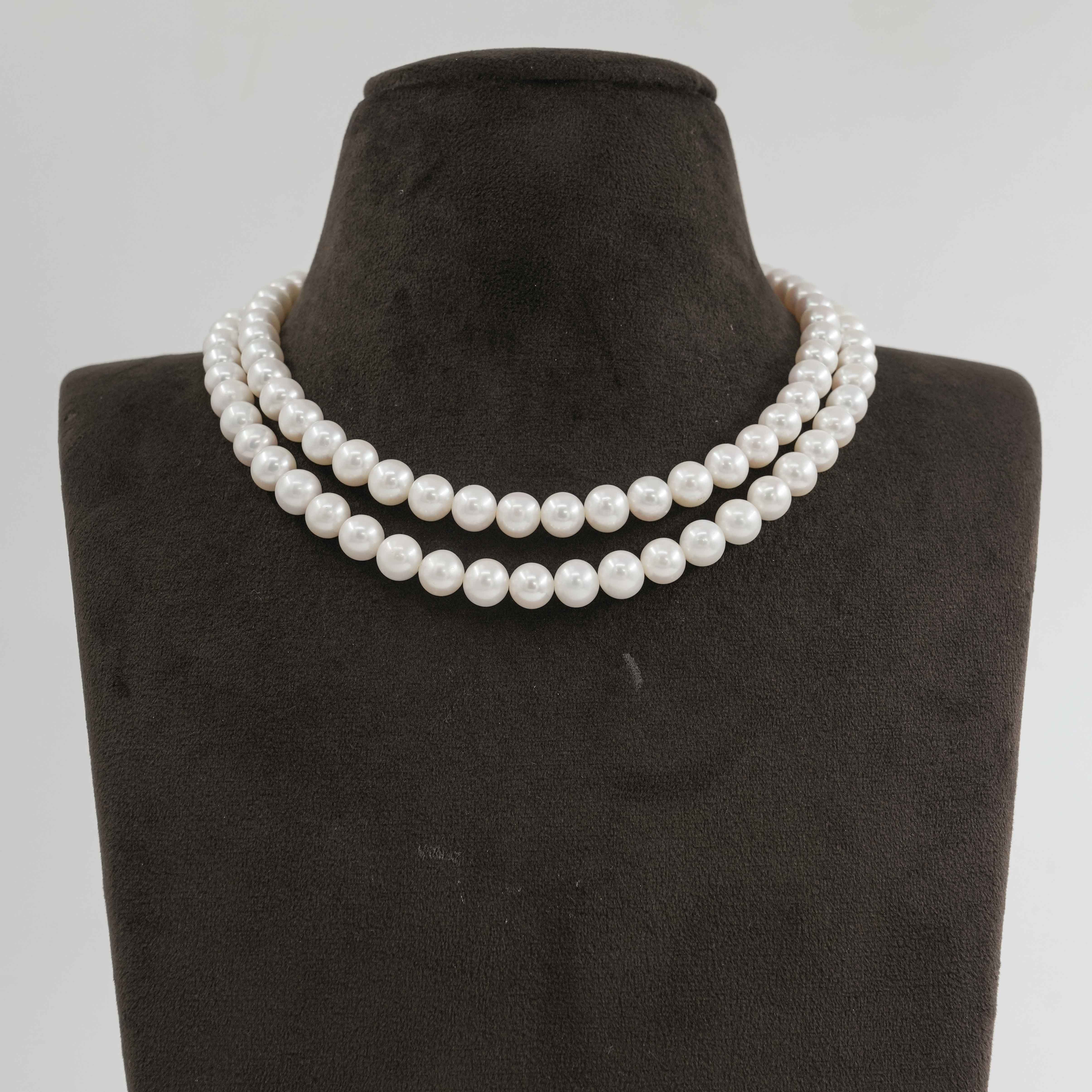 Elegant double layered Round Necklace